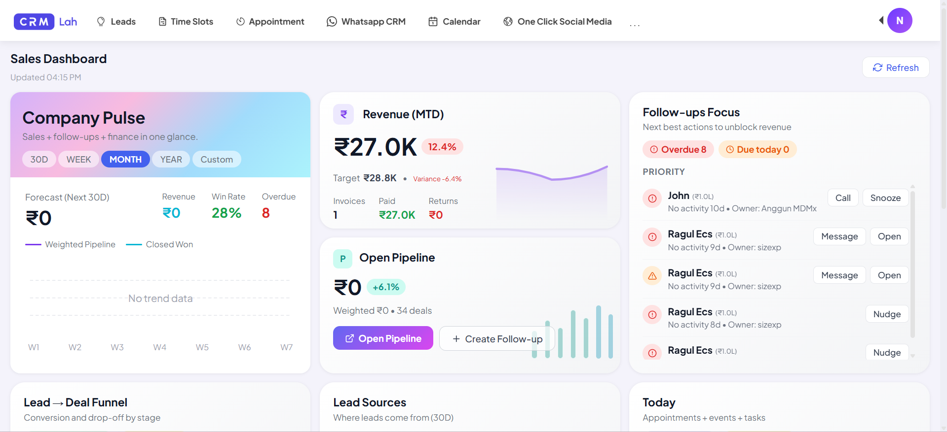 AI-powered CRM modules for invoice and social media automation in Singapore